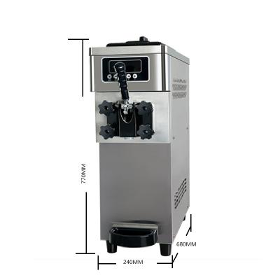 China Commercial Snack Factory BQM-Y120 110V 220V Soft Ice Cream Machine Maker For Ice Cream Shop for sale