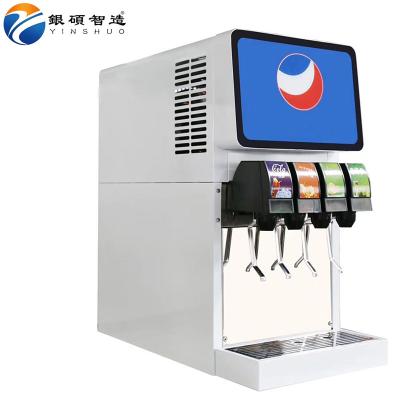 China Factory price automatic coke dispenser vending machine with 4 valves for restaurant 218B4S for sale