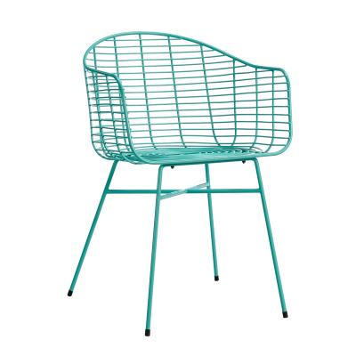 China French Hot Sale Metal Wire Side House Dining And Patio Outdoor Lawn Chairs for sale