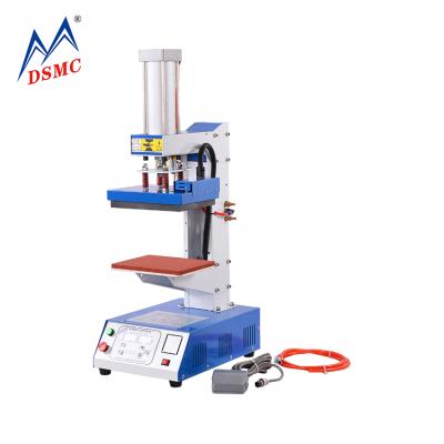 China Apparel Processing Pneumatic Small Size Heat Press Machine For Logo for sale