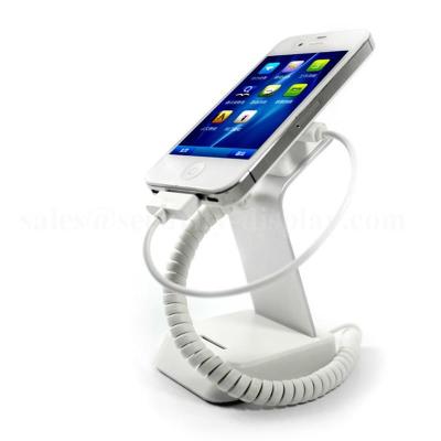 China Stand Alone Smartphone Power And Alarm Security Display Stand for sale