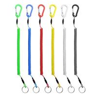 China Umwickeltes Kabel-Werkzeug Lanyard Clear Green Color Bearing 30KG des Edelstahl-304 zu verkaufen