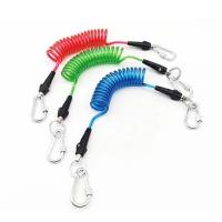 China Plutônio colorido Lanyard Cord With Locking Screwgate elástico plástico Carabiners à venda