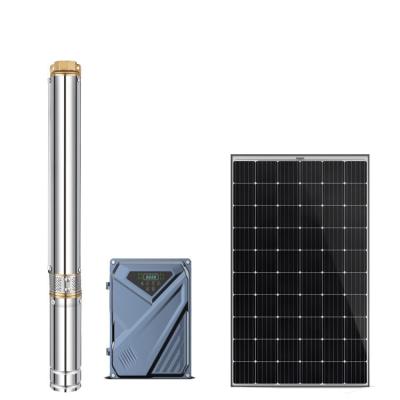 China New DC 48V Agriculture 2022 Irrigation Borehole Pump Solar Marine Sea Water Pump System Outdoor Solar Water.pump for sale