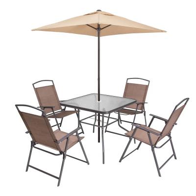 China ODM & OEM Portable All Weather Metal Outdoor Table And Chair Outdoor Dining Sets for sale