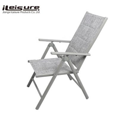 China 7 Position Portable Adjustable Folding Garden Steel Aluminum Folding Chair for sale