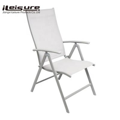 China Portable Custom Color Gray Adjustable Camping Beach Chair Outdoor Furniture for sale