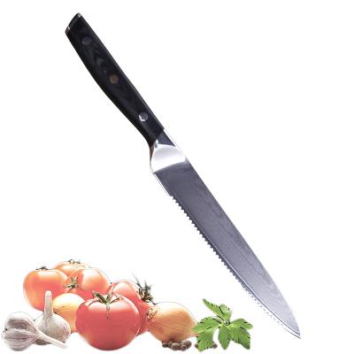 China Best Viable Selling Professional VG-10 Damascus Steel 6 Inch Steak Knife Kitchen Knife for sale