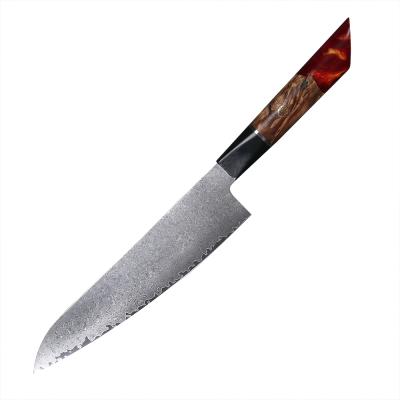 China Sustainable High Quality VG-10 67 Layers Stainless Steel Kitchen Knife Japanese Damascus Chef Knife for sale