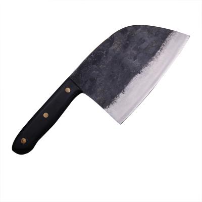 China 7 Inch Stainless Steel Cleaver Knife Durable Handmade Forged High Carbon Butcher for sale