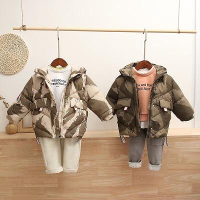 China Viable High Quality Children Love Popular Winter Duck Down Jacket Children Windproof Warm White Light Weight Down Jacket for sale