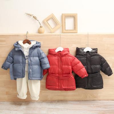 China Viable High Quality Fashion Warm White Duck Down Jacket Multicolor Light Weight Breathable Down Jacket For Kids for sale