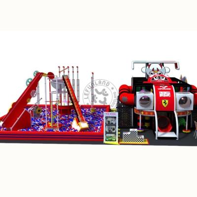 China Lefunland Plastic Huge Ball Machine Large Playground Amusement With Large Ball Pool Kids Indoor Playyground Equipment for sale