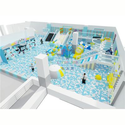 China Inflatable hot indoor soft ball pool plastic playground design playground theme park funny playground for sale