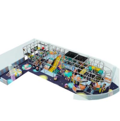 China Fashion Design Series Kids Inflatable Attractive Game Structures Large Space Fashion Indoor Playground,Wholesale Roller Slide Indoor Playground for sale