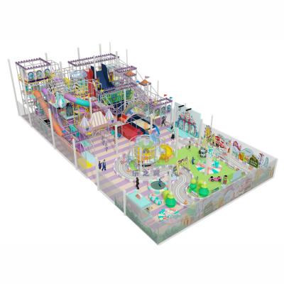 China 2020 Playground Plastic Playground Elegant Childhood Park Multi Area Multi Playground Kids Playground for sale