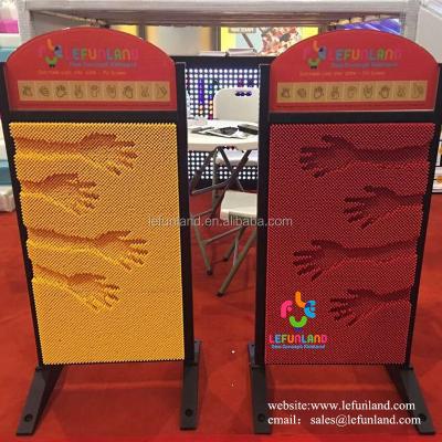 China Lefunland Indoor Plastic Playground Children Playground Equipment Pin Screen for sale