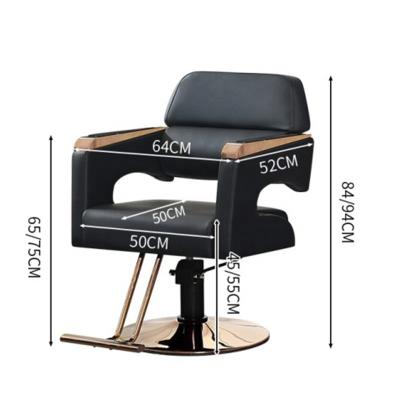 China New Design QFP-BC004 Traditional Barber Chair Gold China Barber Shop for sale