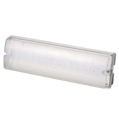 China Battery Operated Rechargeable Emergency Escape IP65 LED Bulkhead Clamped Light for sale