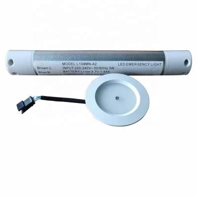 China Emergency Zhuiming Ceiling Mounted Emergency Battery Operated Led Light 3W for sale