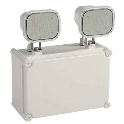 China IP65 Waterproof Twin Emergency Lighting 12W Spot Emergency Bulkhead Light Fittings for sale