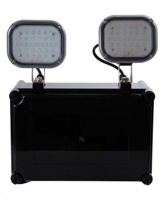 China Emergency Lighting IP65 Waterproof Twin LED Battery Operated Emergency Spot Light for sale