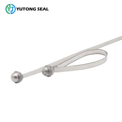 China YTSS003 Railway Cars Metal Strap Seal For Locking Container Ware House Door Metal Strap Seals for sale