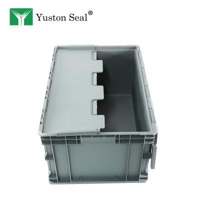 China Solid Box Plastic Turnover Boxes Heavy Duty Plastic Crate Storage Large Fold Turnover Box for sale