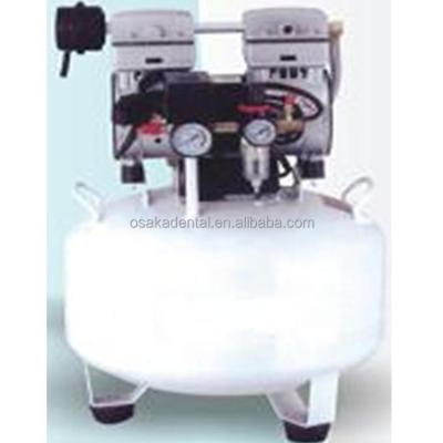 China Metal One For Dental Unit Two Silent Oil Free Dental Air Compressor for sale