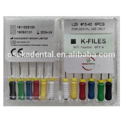 China Metal A Dental Endodontic K-File and H-File and Reamer/Spreader/Plugger for sale