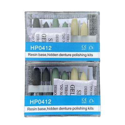 China Desktop Resin Acrylic Dental Polish Base Hidden Denture Polishing Kits HP0412 for sale