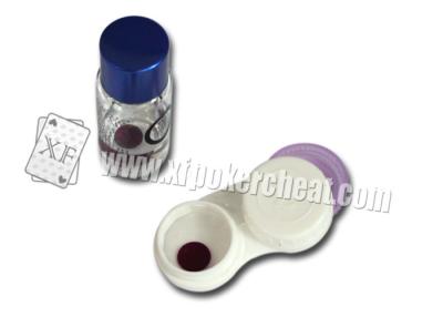 China Dark Purple Invisible Ink Contact Lenses For Poker Cheat Gambling Props for sale