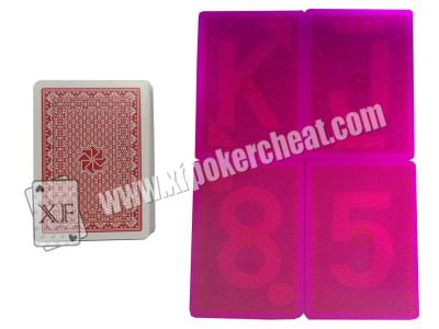 China Plastic Royal Wide Size 2 Jumbo Index Invisible Playing Cards For Contact Lenses for sale