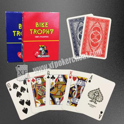 China Water Proof Gambling Props Italy Original Plastic Modiano playing Cards for sale