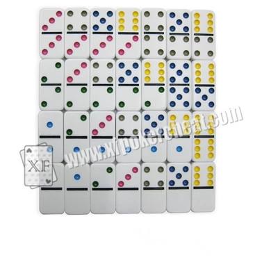 Chine Cartes de jeu invisibles de dominos marqués colorés de point pour les verres de contact UV jouant le dispositif à vendre