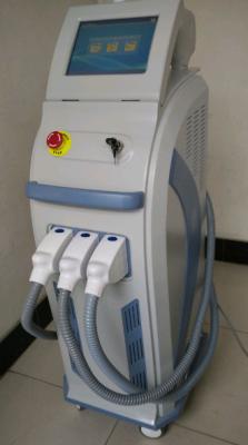 China Multifunctional OPT+IPL+RF +Laser with 3 handles for Fast Hair removal, tattoo removal, skin rejuvenation for sale