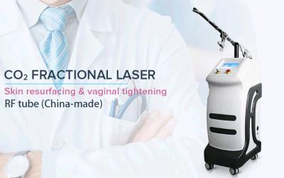 China Medical Equipment 30W RF excited Metal Tube 10600nm skin rejuveantion/Scar Removal Co2 fractional laser for sale