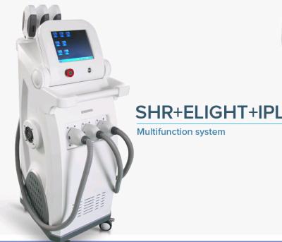 China 2018 hotsale Multifunctional  platform Skin rejuvenation machine SHR+Elight(IPL+RF)+Q switch laser +OPT for sale