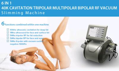 China Cavitation +Vacuum+ RF weight loss/fat burning Slimming and fat reduction machine for sale