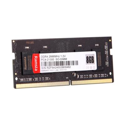 China Customized Black 1.2v Ddr4 2666 4g 8g Laptop Ram for sale