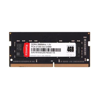 China Ddr4 2666 Black Laptop Memory Ddr 4 8gb Ram for sale