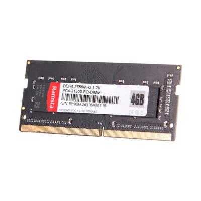 China OEM Laptop Ram manufacturer Memoria Ram ddr4 4gb memory sodimm 4g ddr4 2666mhz RAM for laptop PC4 21300 for sale