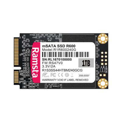 China Ramsta OEM SSD Sata 1TB hard drive 1tb Msata SSD for Laptop PC for sale