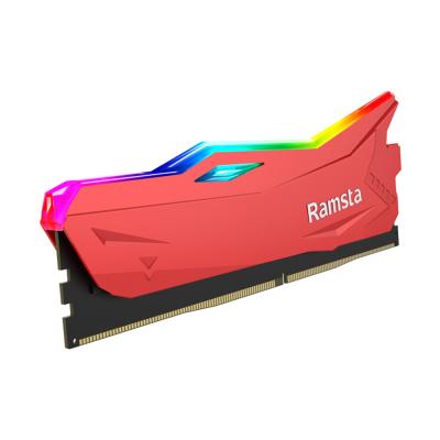 China Ramsta Ram 16GB desktop PC Ram 2666MHz RGB Lighting DDR4 Ram for gaming for sale