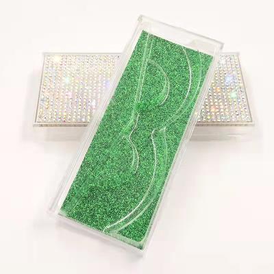 China Sweet Box Bling Bling Diamond Eyelashes Luxury Box Colorful Fashion Candy Case Eyelash Packaging for sale