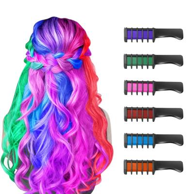 China MELAO Private Label Organic Hair Color Chalk Temporary Birthday Party Gift Comb Dye Hair Beauty Colored Cosplay DIY Chalk Wholesale for sale