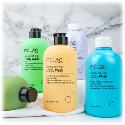 China MELAO Bubble Custom 473ml Natural Body Wash Whitening Shower Gel Natural Organic Body Care Aromatherapy Body Wash for sale