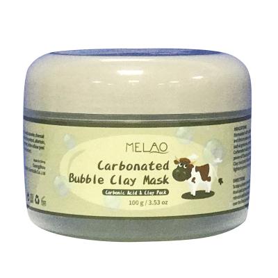 China Carbonate Bubble Clay Mask Face Care Bubbles Wholesale Pure Natural Facial Massage Moisturizer Moisturizing Mask For Organic Skin Types for sale