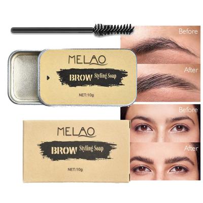 China Waterproof Private Label Makeup Balm Transparent Lasting Natural Eyebrow Styling Brow Soap for sale