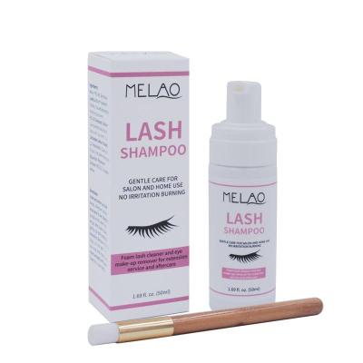 China Natural Soft Wholesale Eye Lash Shampoo Private Label Eyelash Extension Detergent for sale